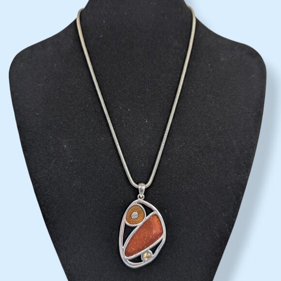 (2/$20) Passion Snake Chain Pendant Necklace - Picture 2 of 6